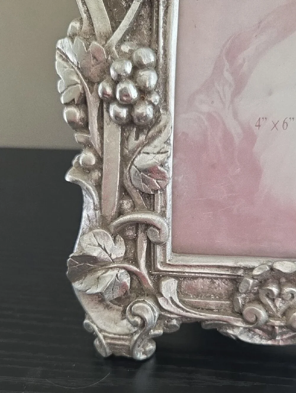 Ornate Silver Vintage Style Photo Frame